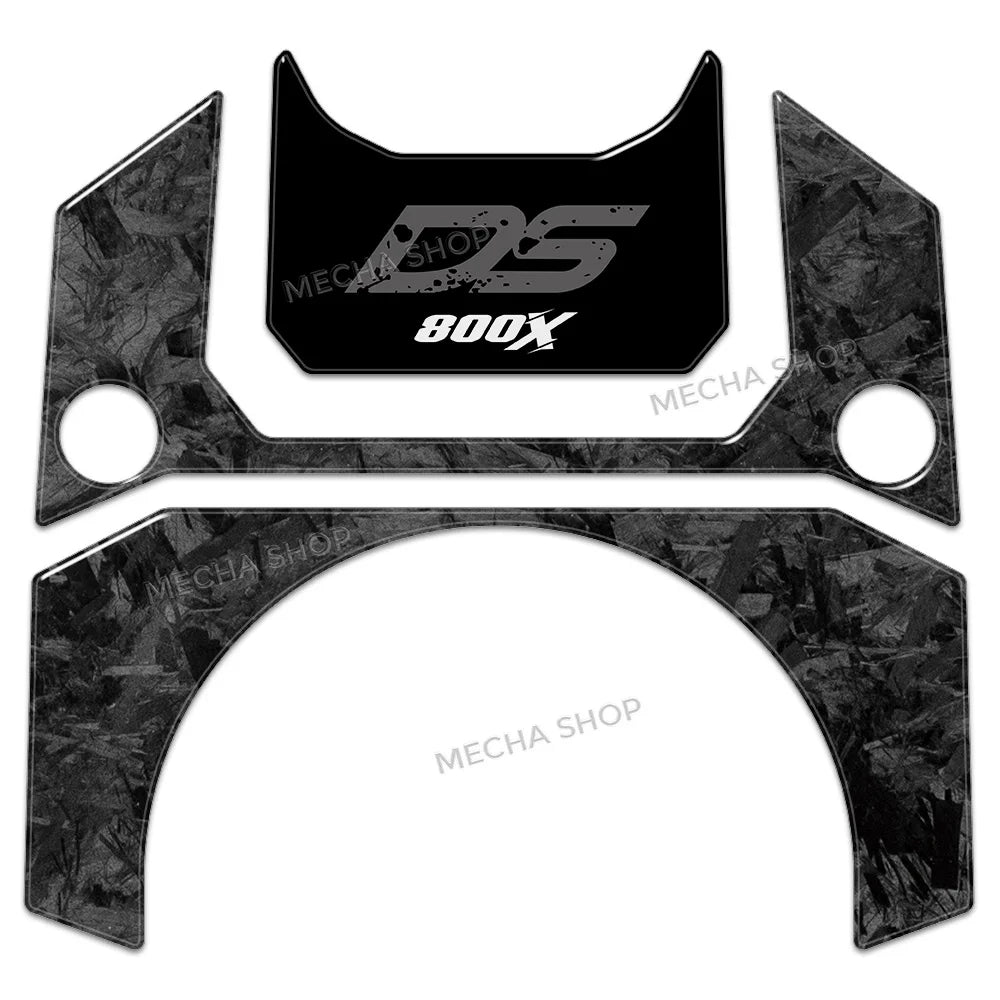 Kit d'Autocollants 3D pour Protège-Mains VOGE DS800X Rally (2025–2026)