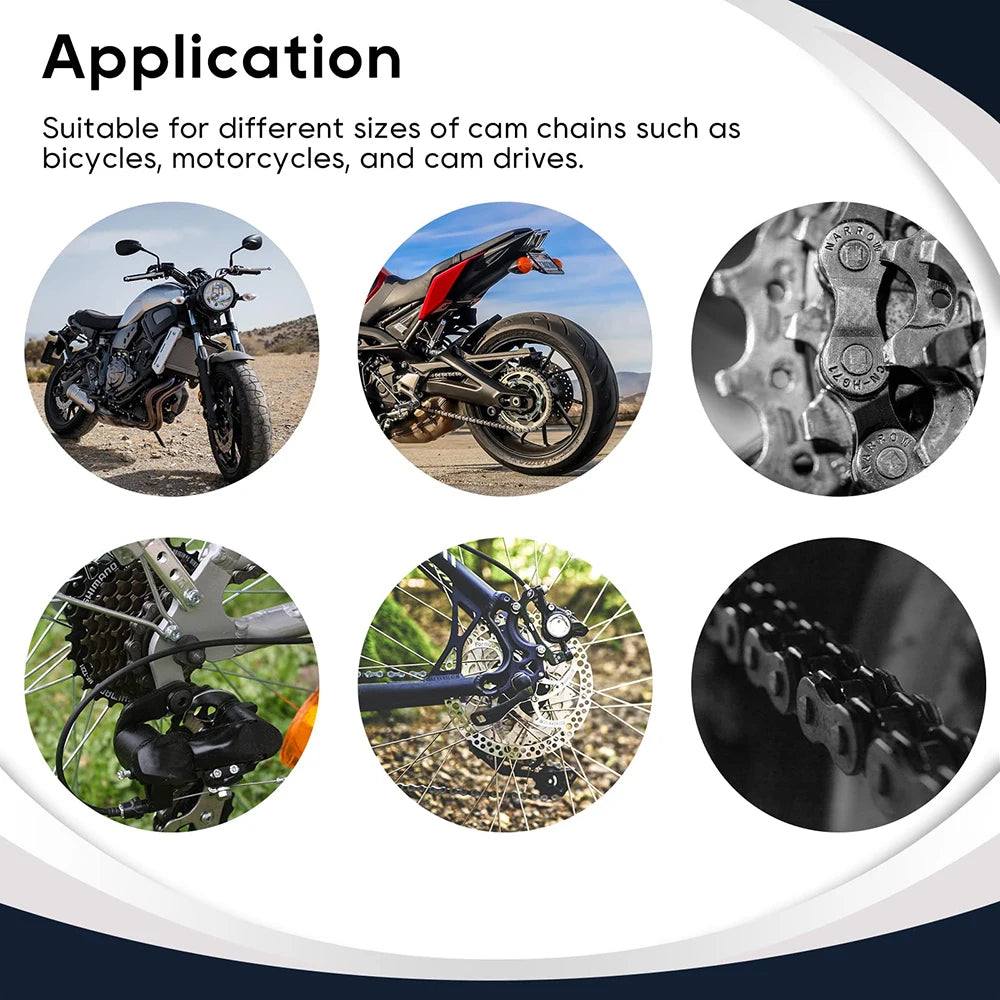 Podofo 13-Piece Motorcycle Chain Breaker & Riveting Tool Kit
