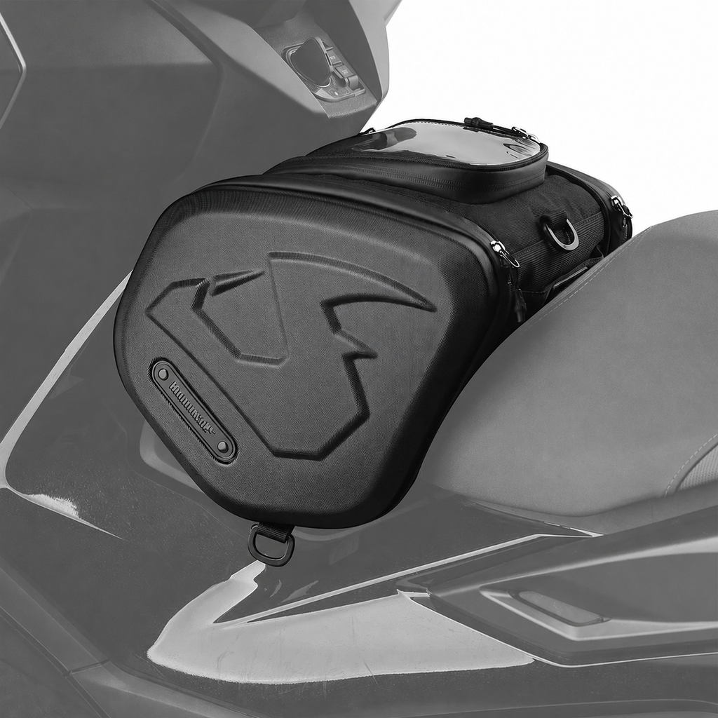 Borsa Tunnel Rigida per Scooter Voge Sfida SR250GT / SR4 MAX 16L con Copertura Antipioggia