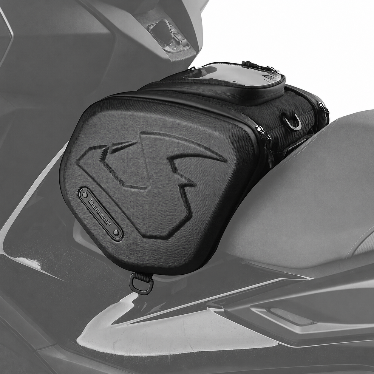 Borsa Tunnel Rigida per Scooter Voge Sfida SR250GT / SR4 MAX 16L con Copertura Antipioggia